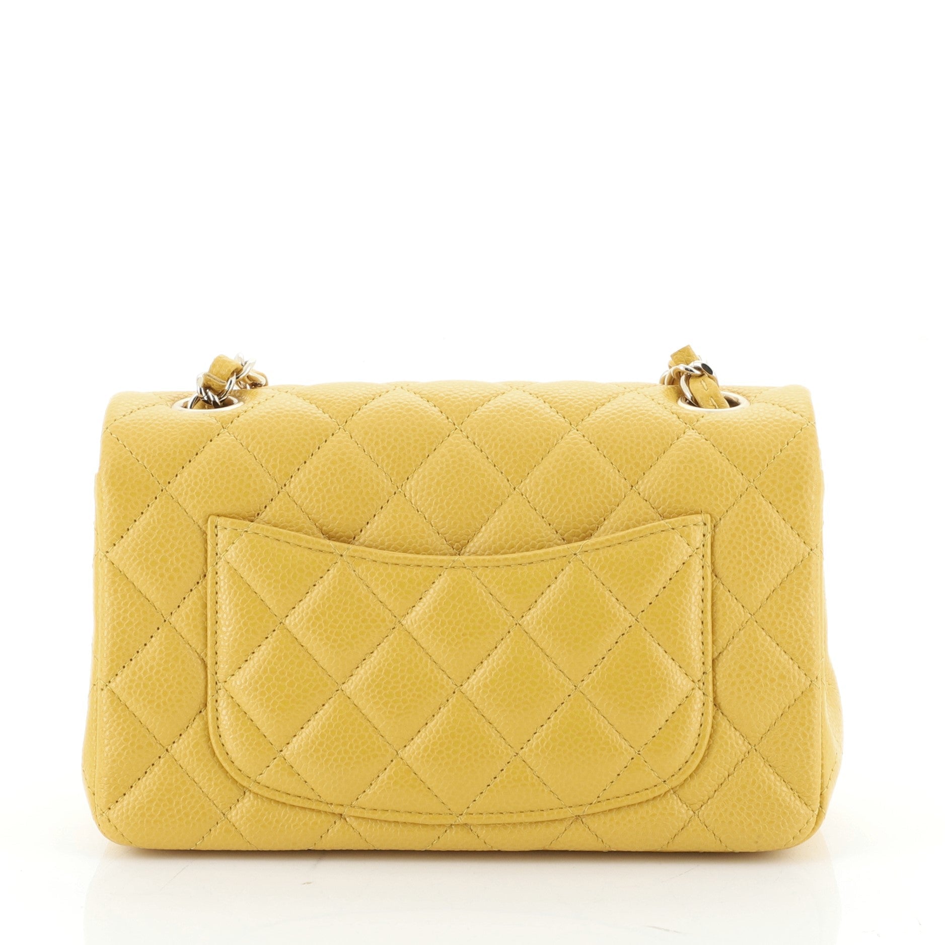Classic Single Flap Bag Quilted Caviar Mini