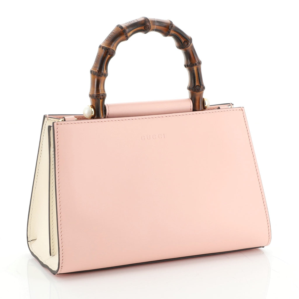 Nymphaea Top Handle Bag Leather Mini