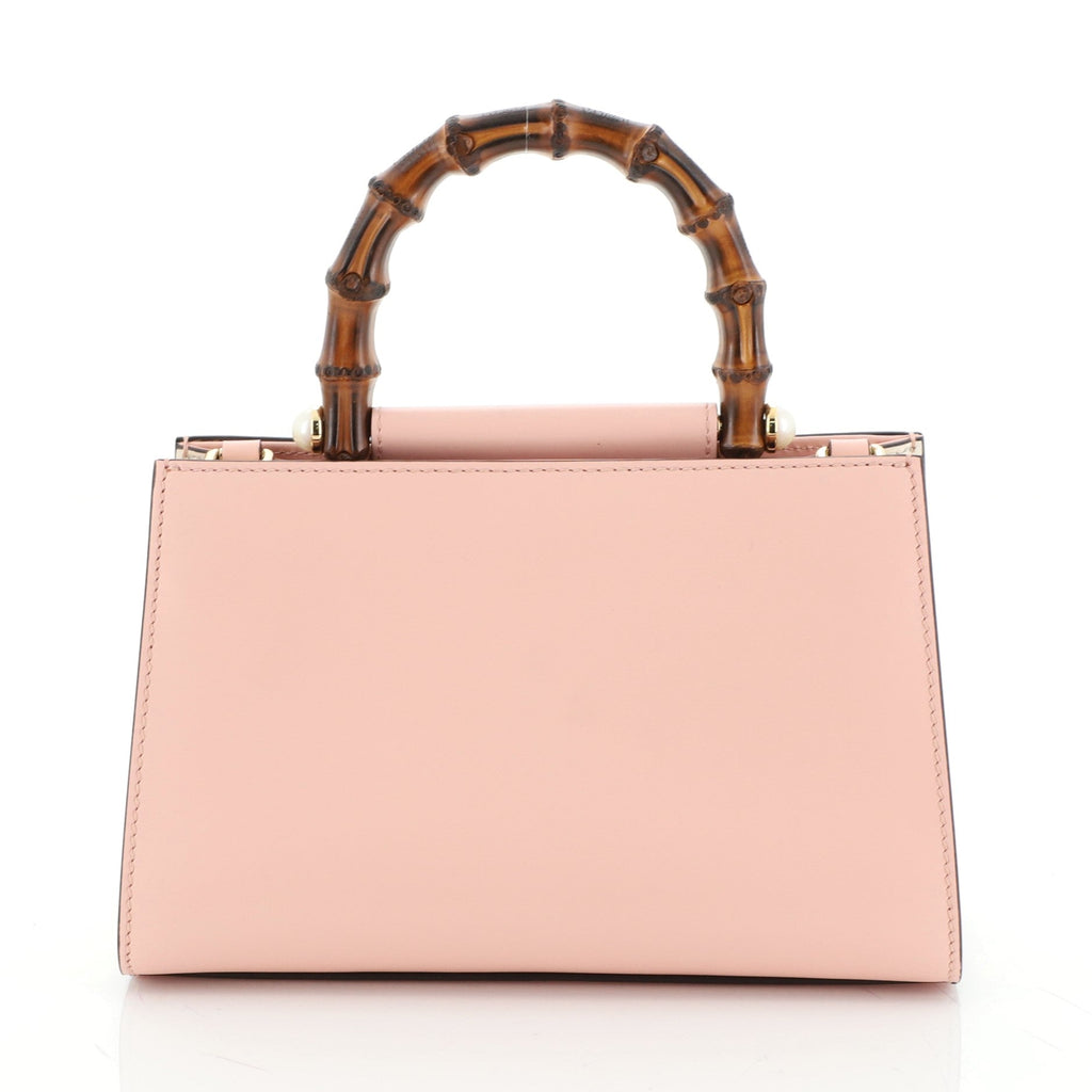 Nymphaea Top Handle Bag Leather Mini