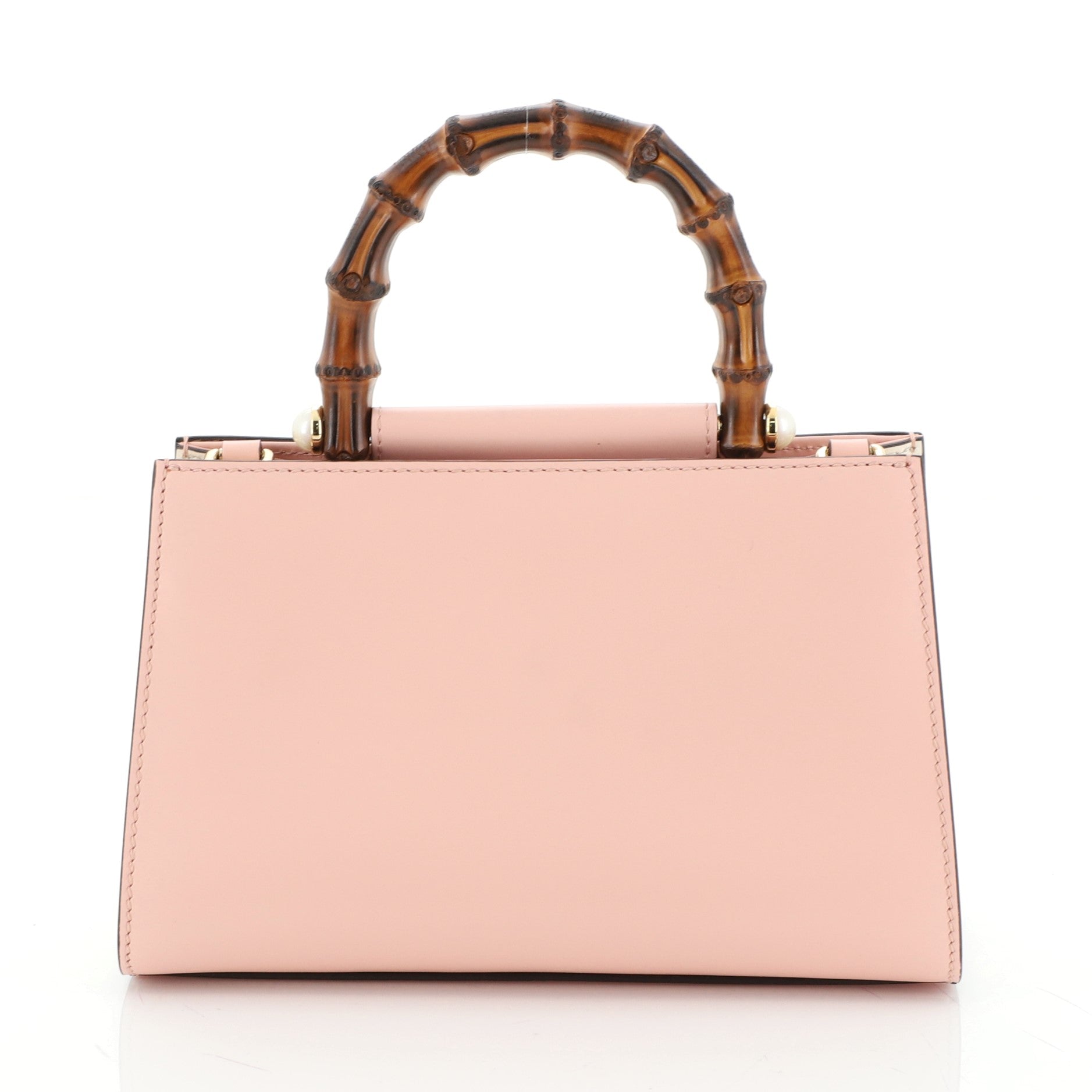 Nymphaea Top Handle Bag Leather Mini