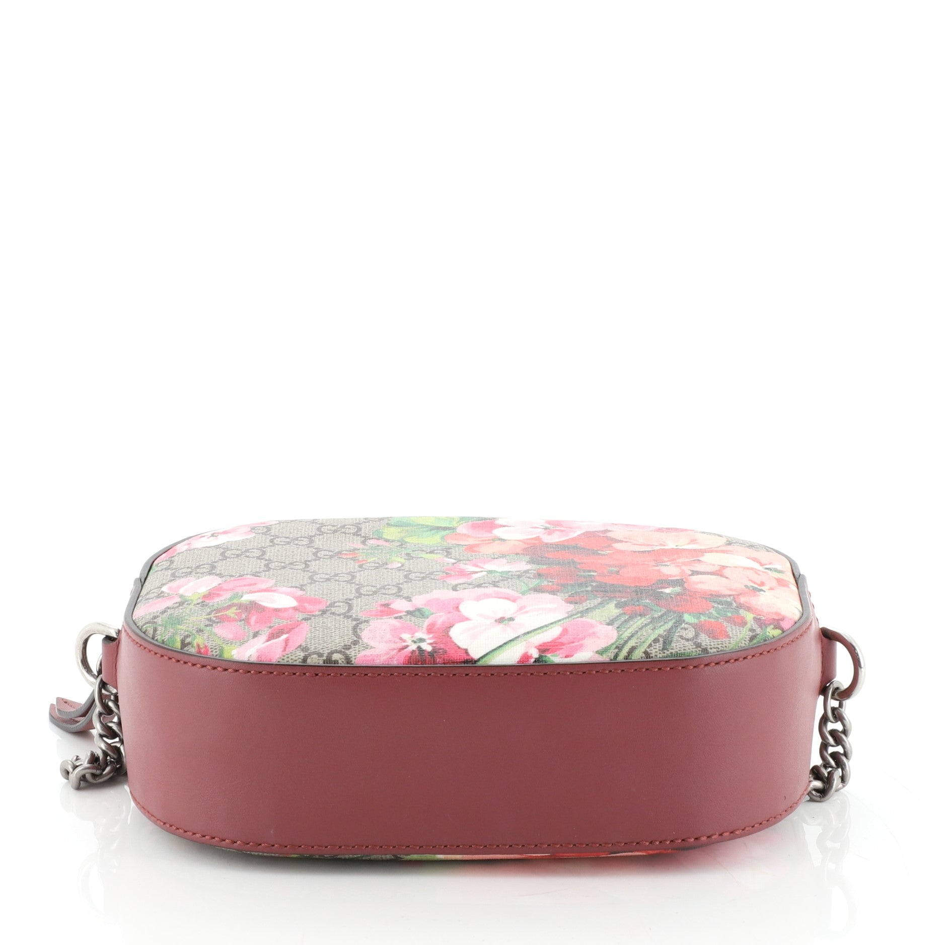 Chain Crossbody Bag Blooms Print GG Coated Canvas Mini