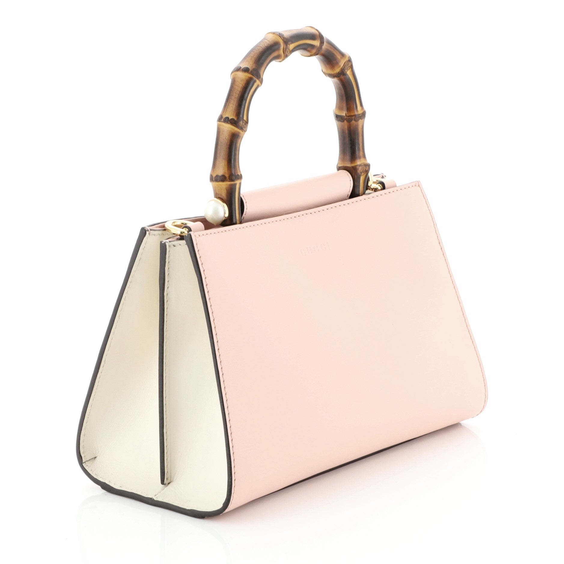 Nymphaea Top Handle Bag Leather Mini