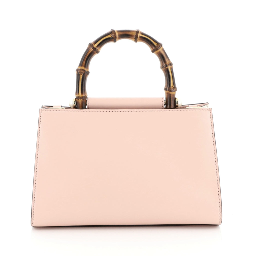 Nymphaea Top Handle Bag Leather Mini