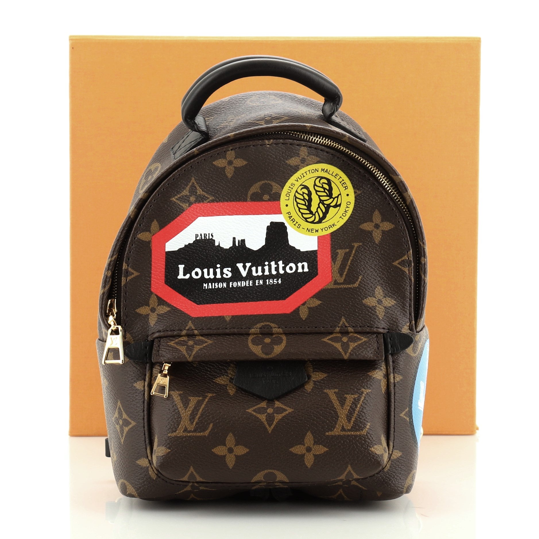 Palm Springs Backpack Limited Edition Monogram Canvas Mini