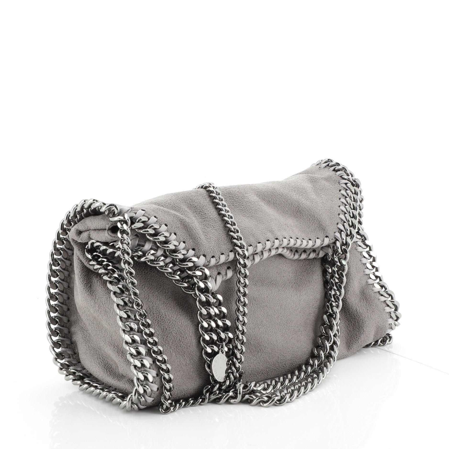 Falabella Fold Over Crossbody Bag Shaggy Deer Mini