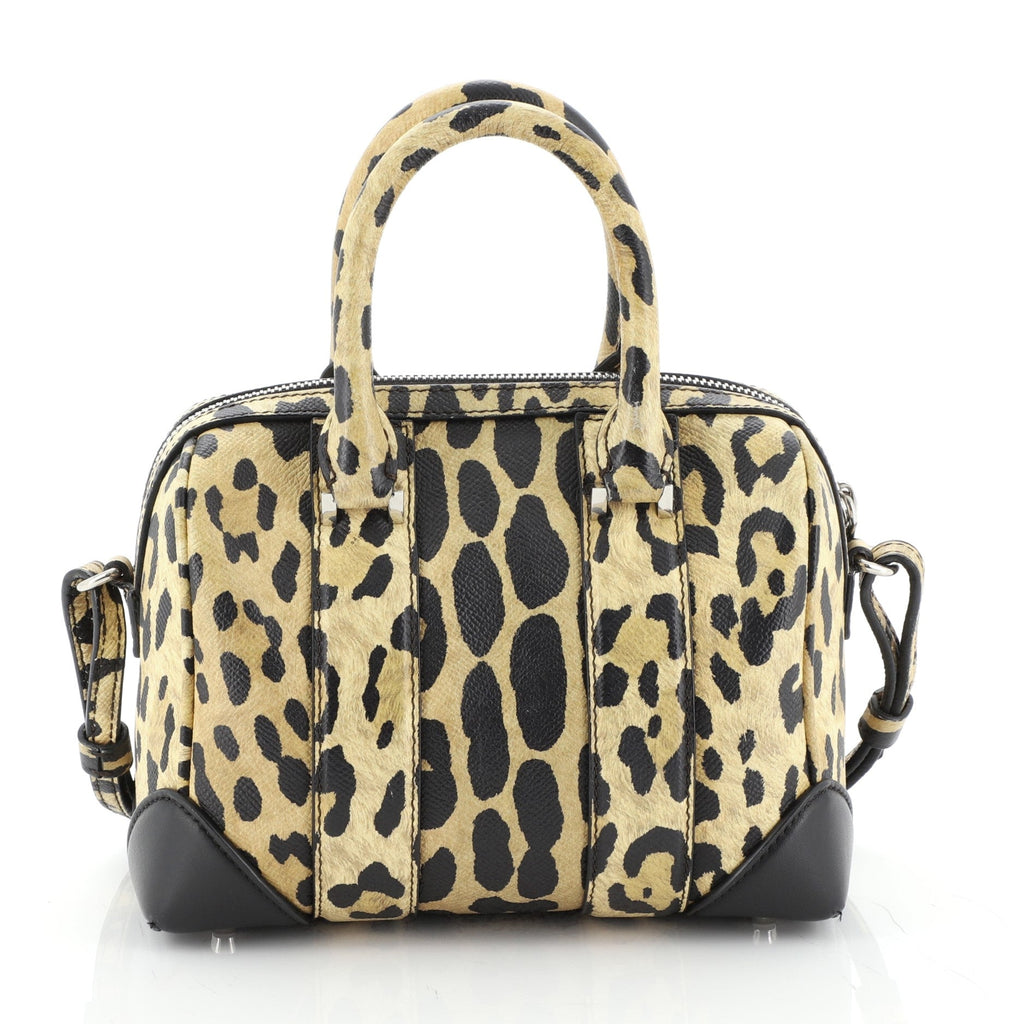 Lucrezia Duffle Bag Printed Leather Mini