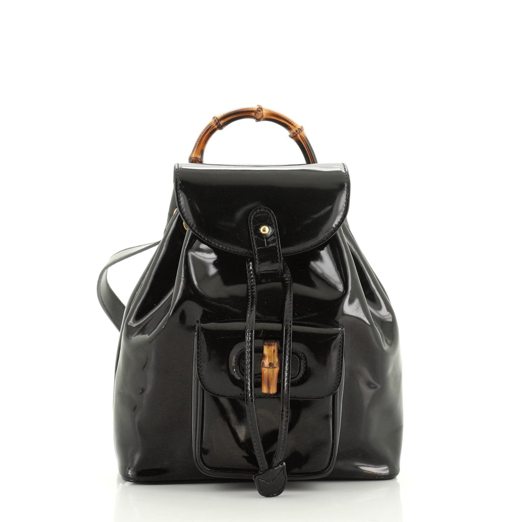 Vintage Bamboo Backpack Patent Mini