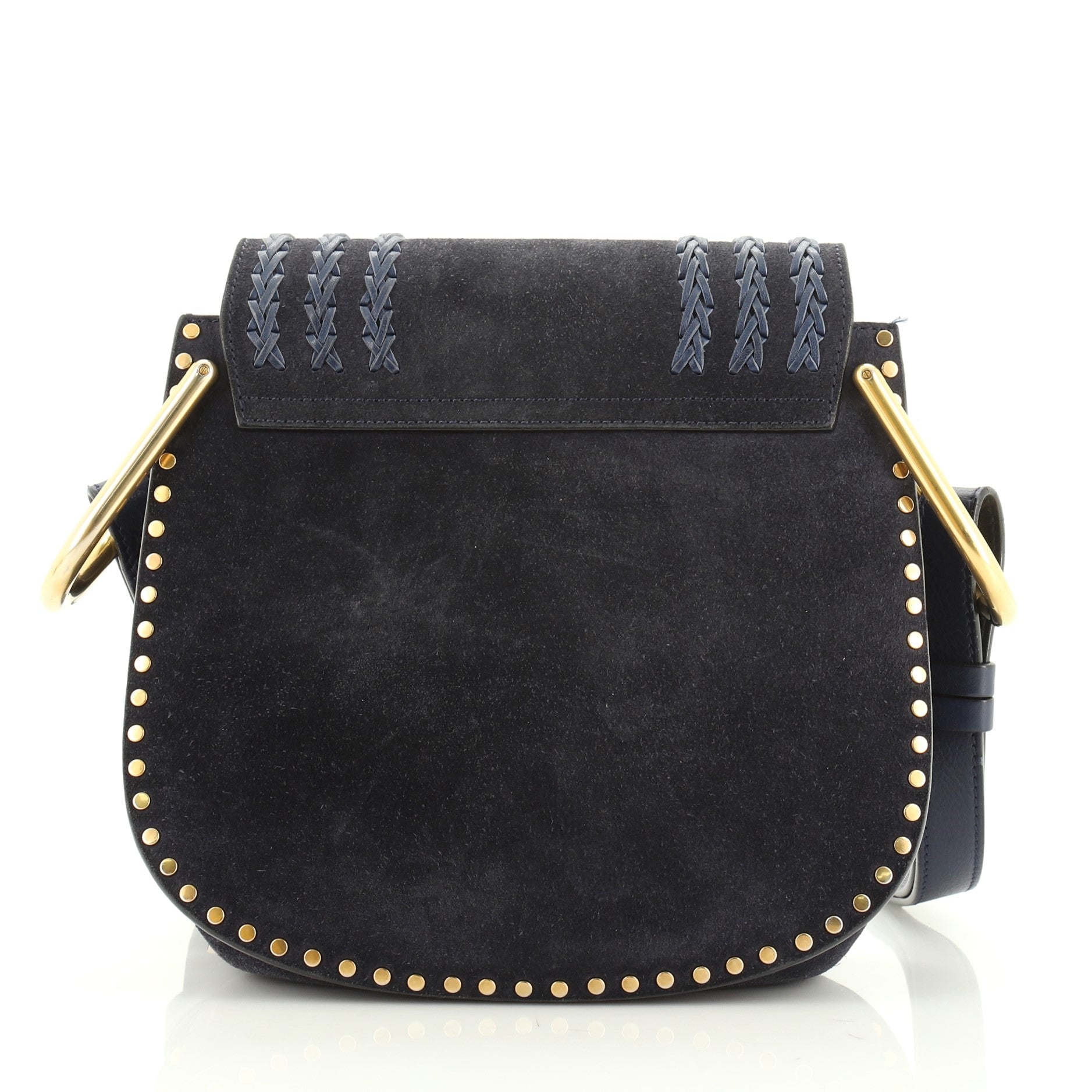 Hudson Handbag Whipstitch Suede Mini