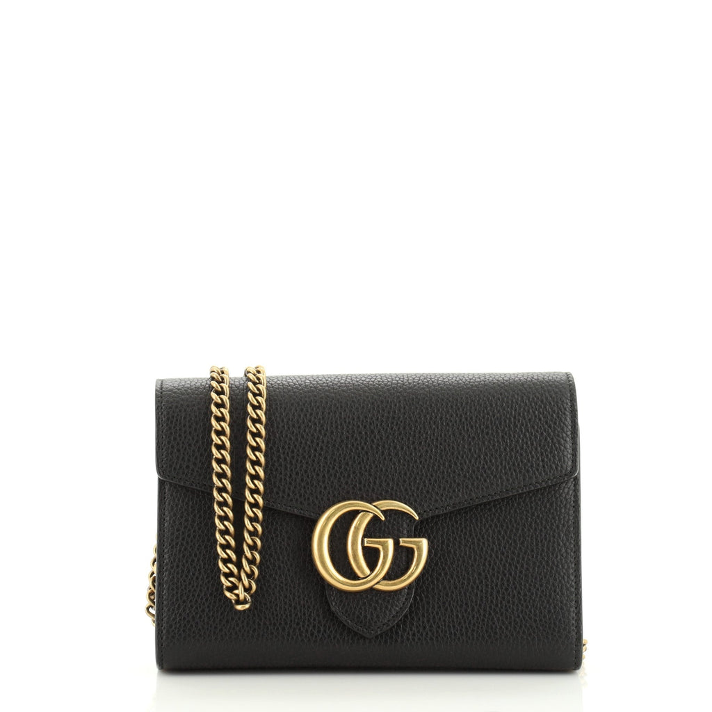 GG Marmont Chain Wallet Leather Mini