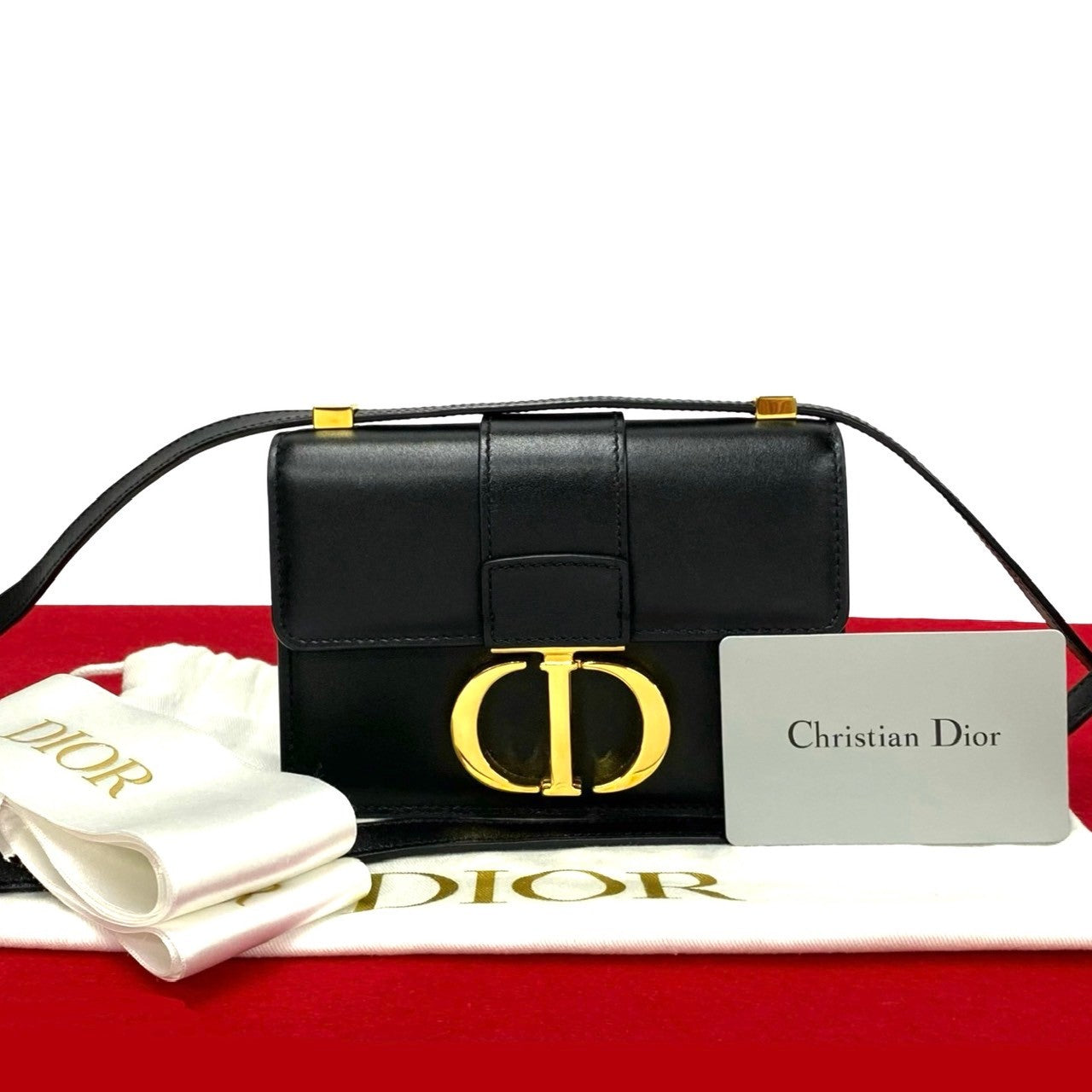 Christian Dior 30 Montaigne Calfskin Mini Shoulder Bag