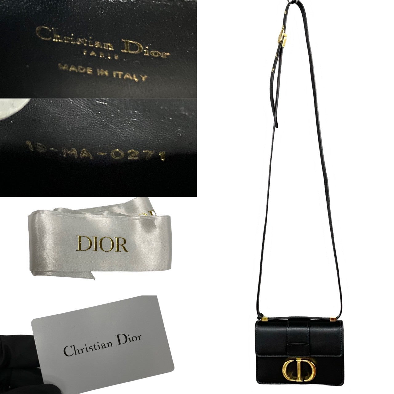 Christian Dior 30 Montaigne Calfskin Mini Shoulder Bag