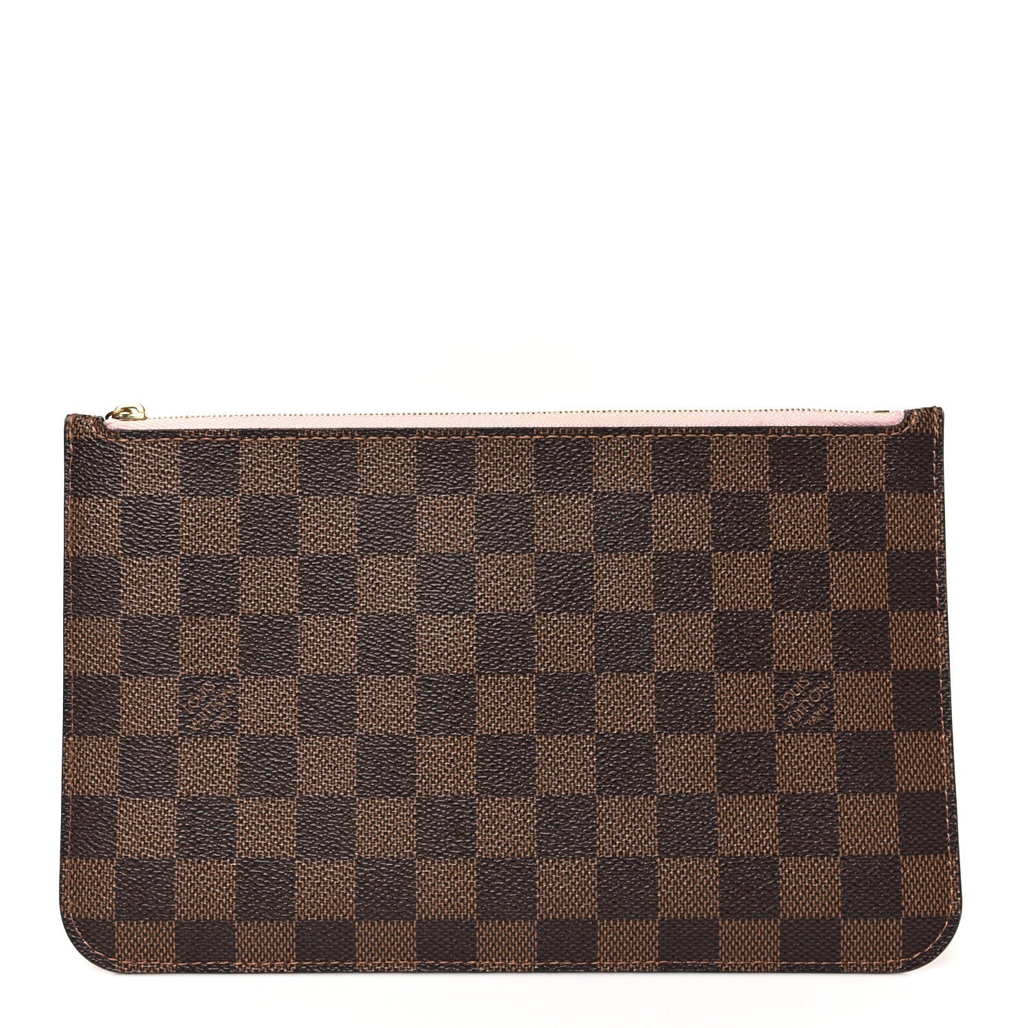 Damier Ebene Neverfull MM GM Pochette Rose Ballerine