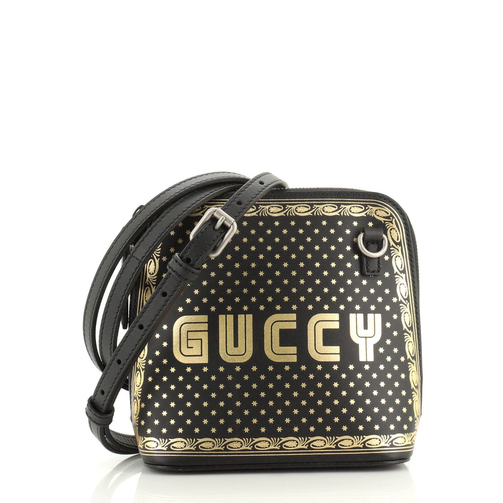 Dome Crossbody Bag Limited Edition Printed Leather Mini