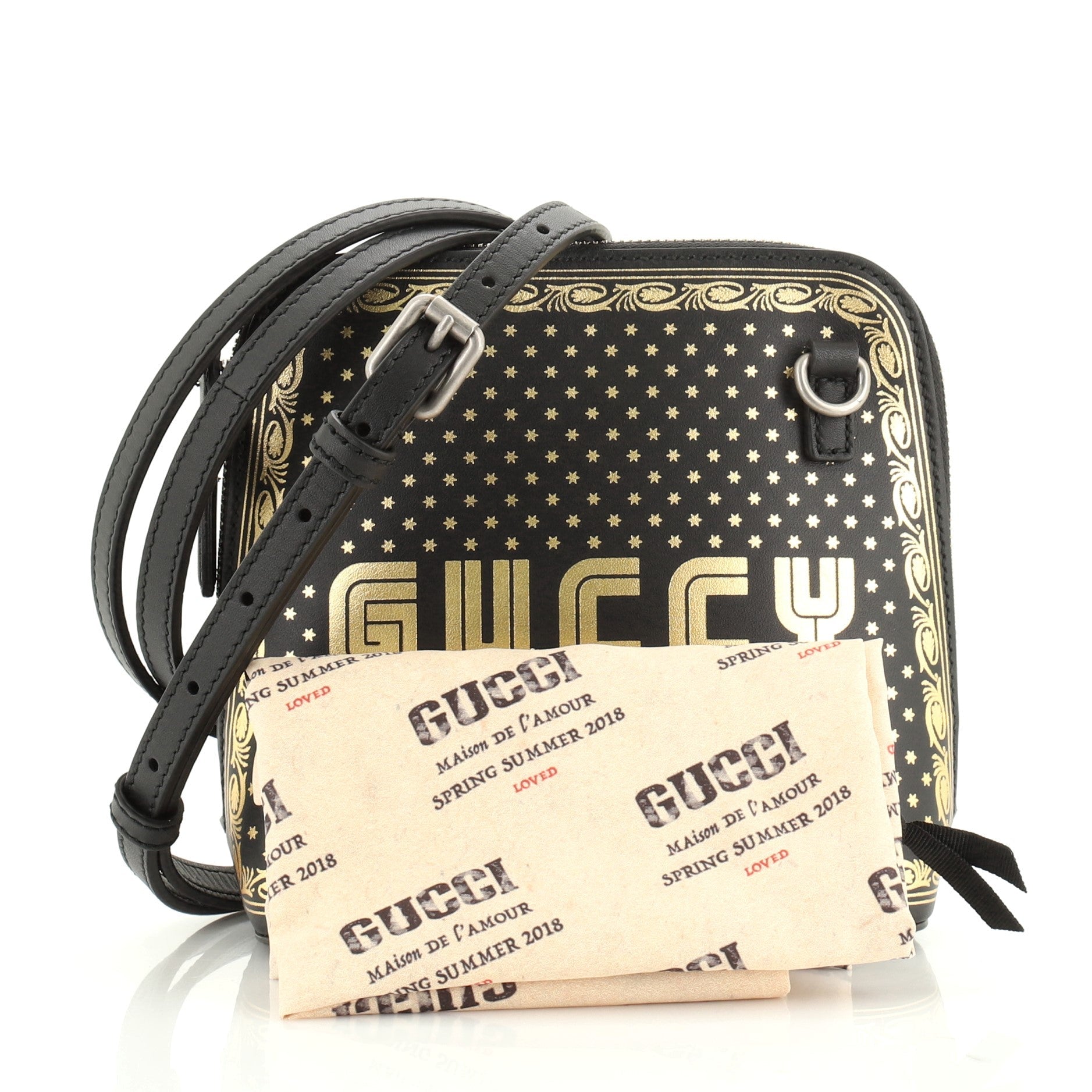 Dome Crossbody Bag Limited Edition Printed Leather Mini