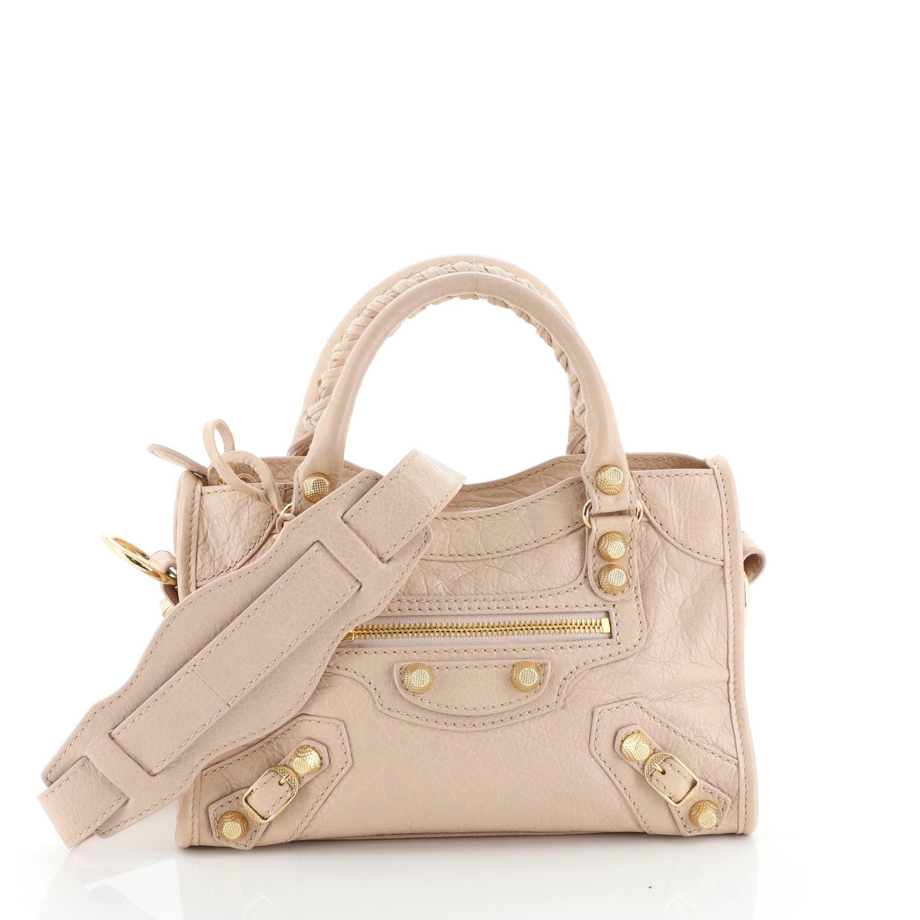 City Giant Studs Bag Leather Mini