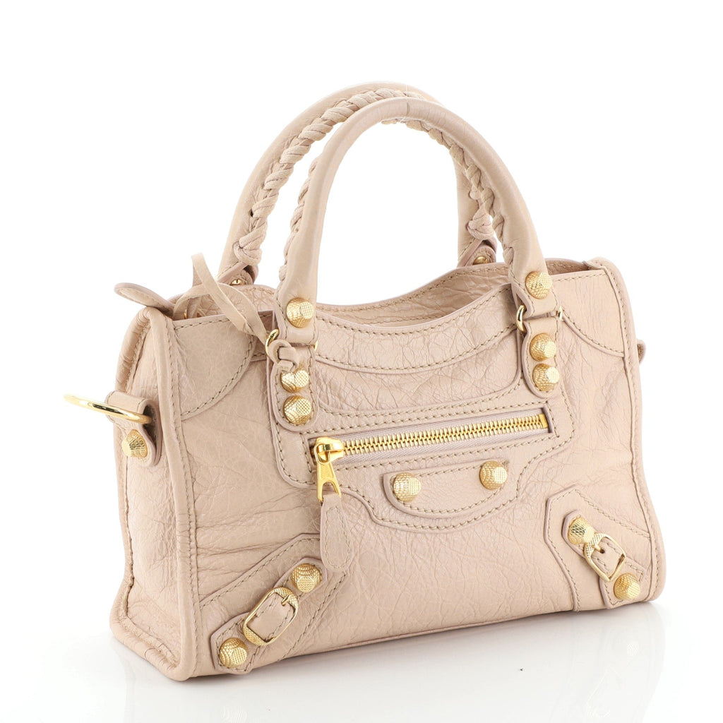 City Giant Studs Bag Leather Mini