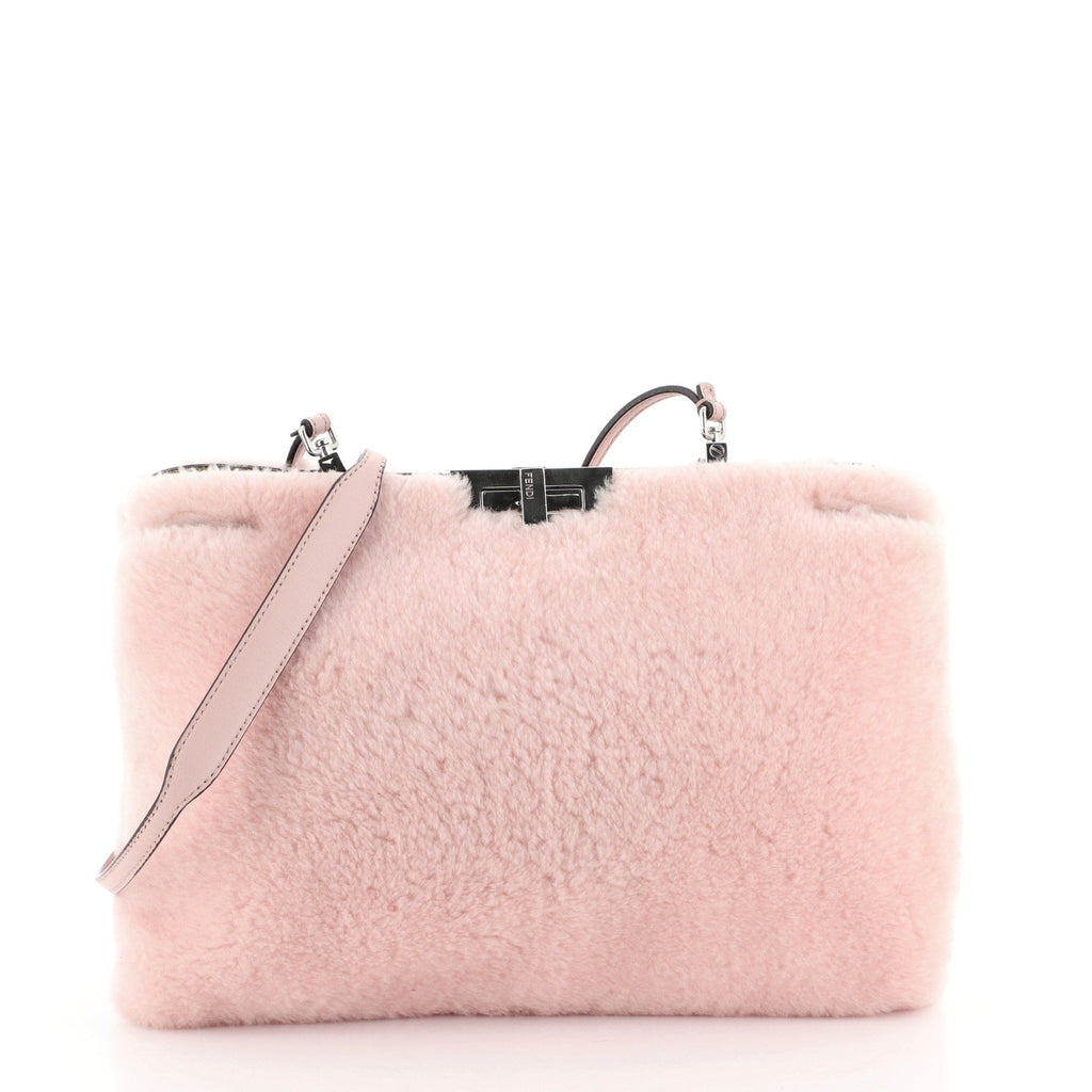 Peekaboo Clutch Shearling