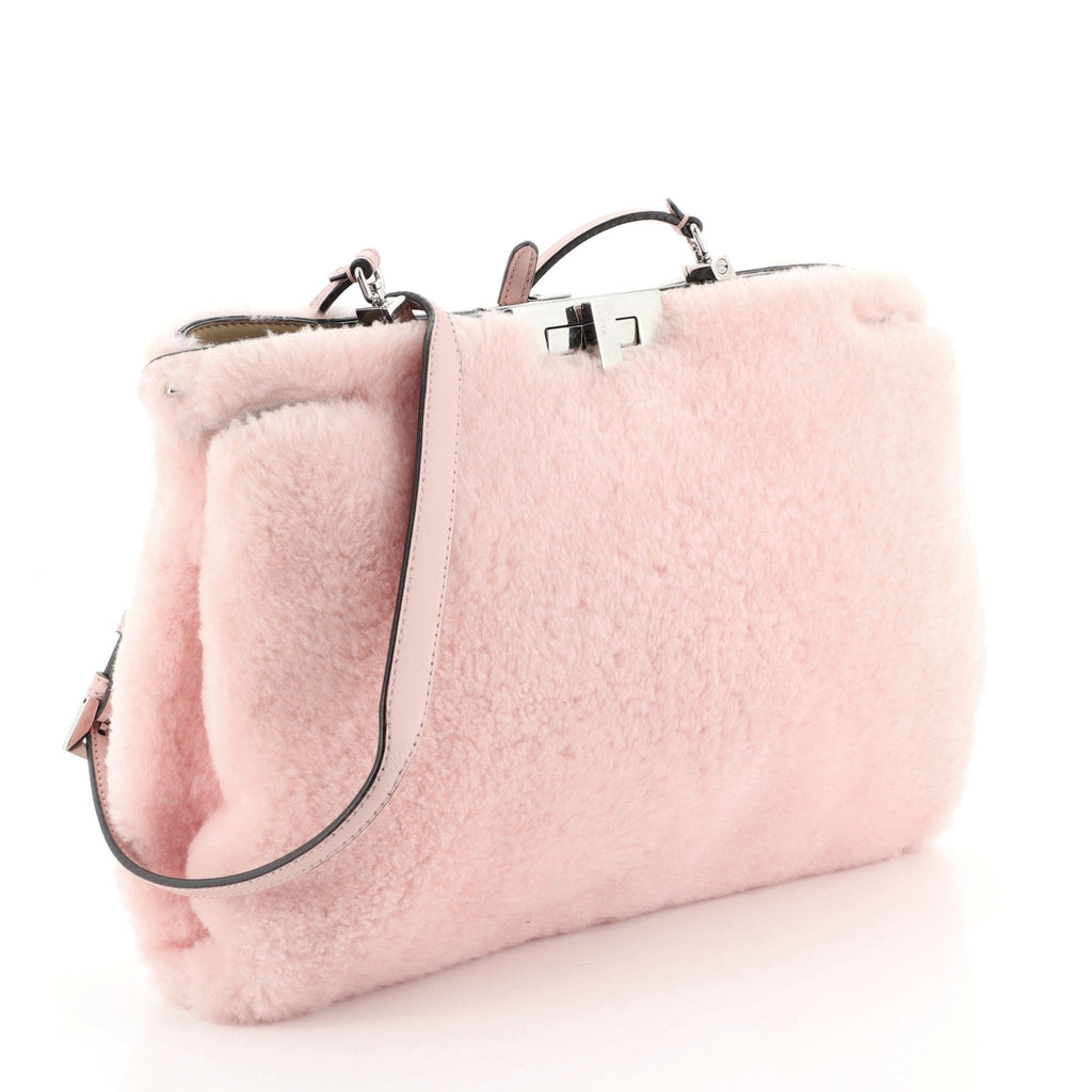 Peekaboo Clutch Shearling