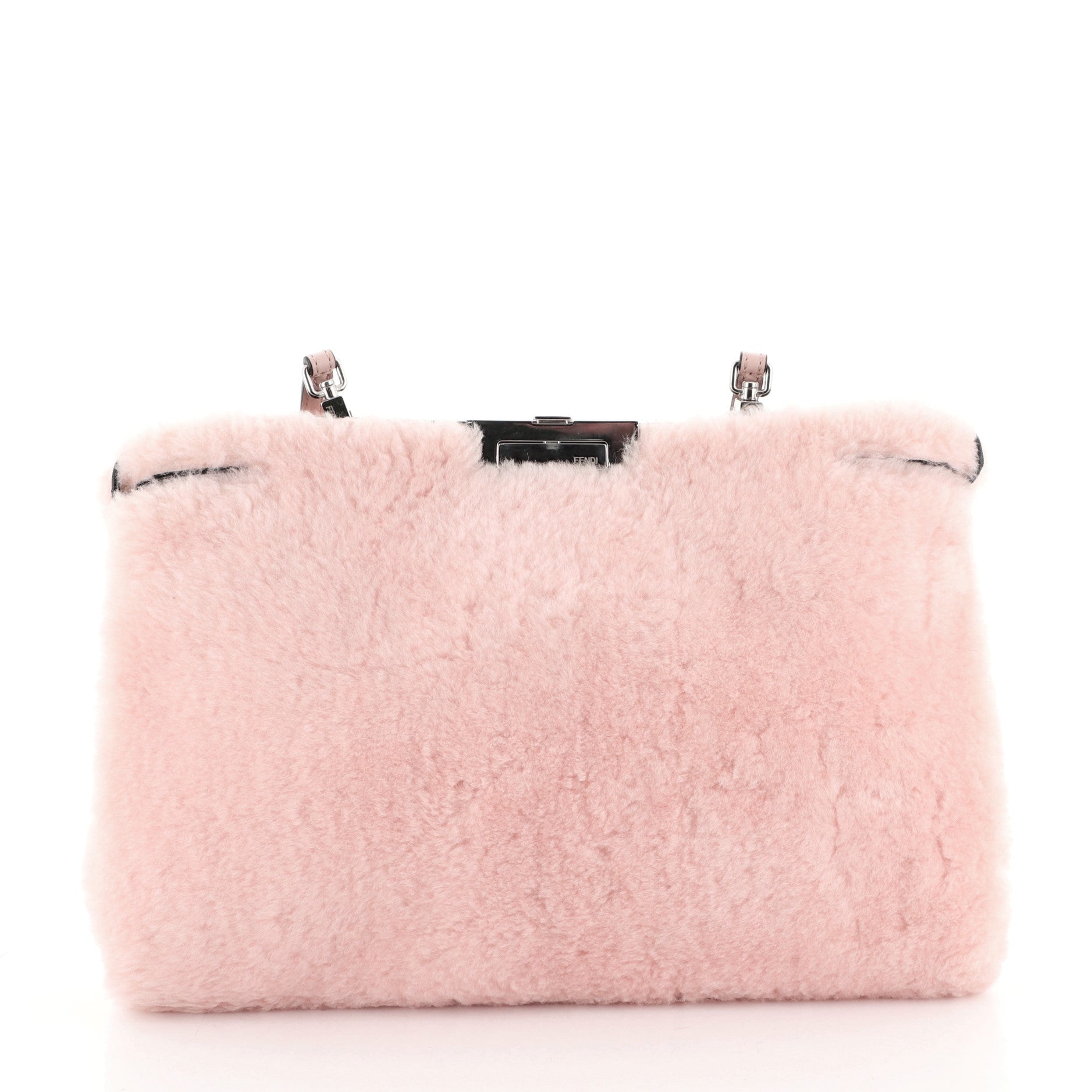 Peekaboo Clutch Shearling