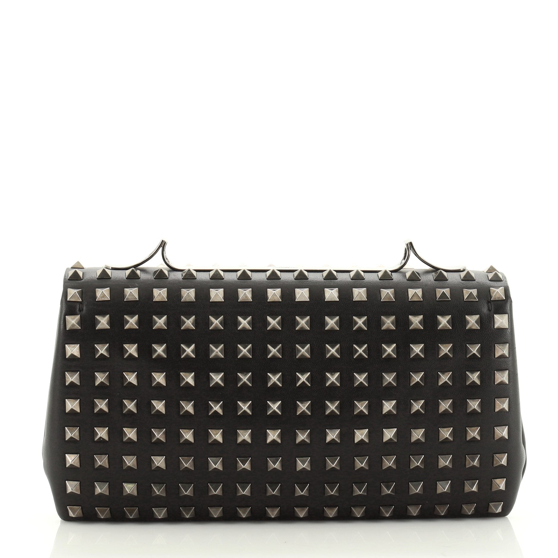 Va Va Voom Clutch Full Studded Leather Medium