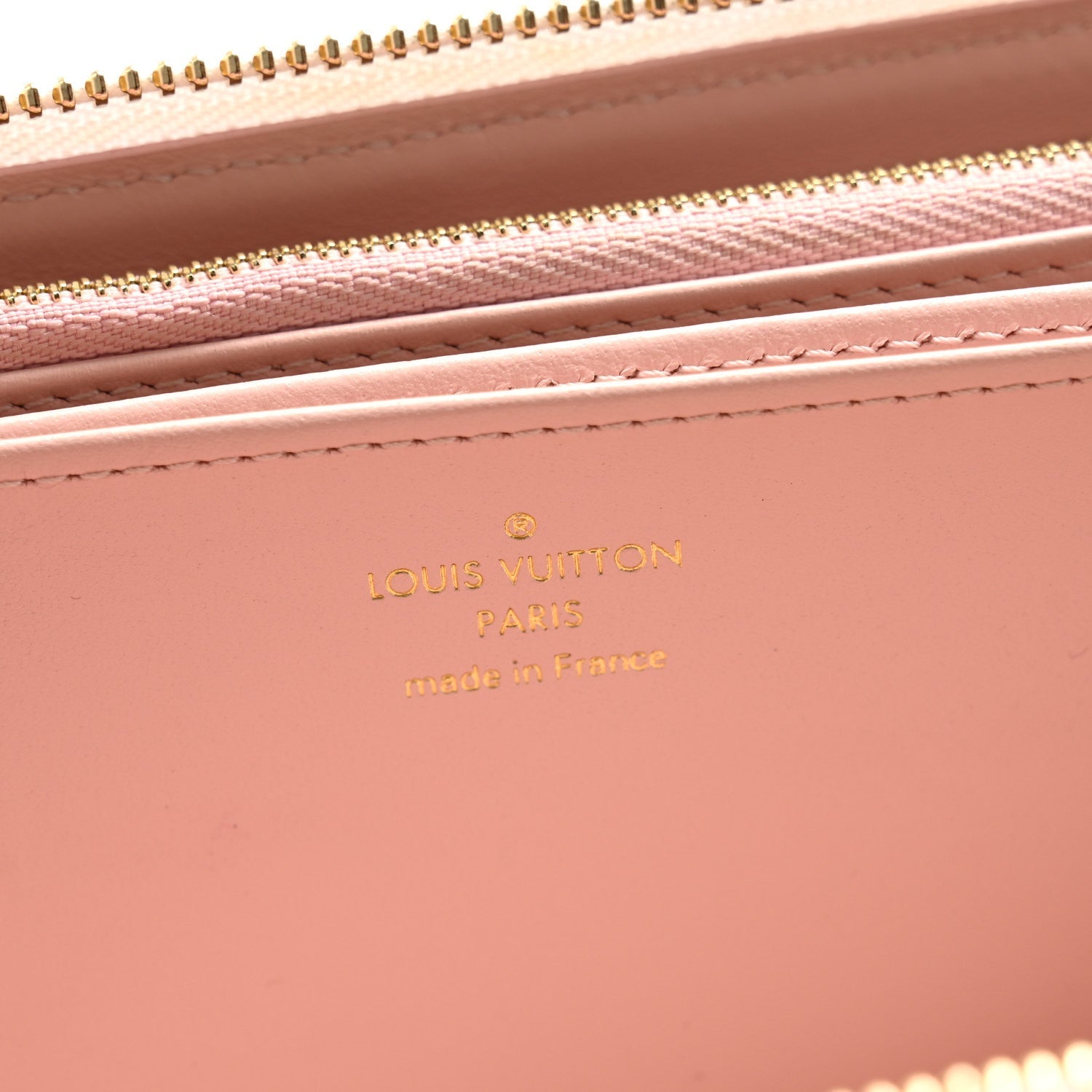 Lambskin Embossed Monogram LV Garden Coussin Zippy Wallet Cream