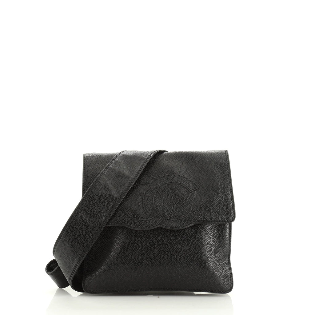 Vintage Timeless CC Flat Crossbody Caviar Mini