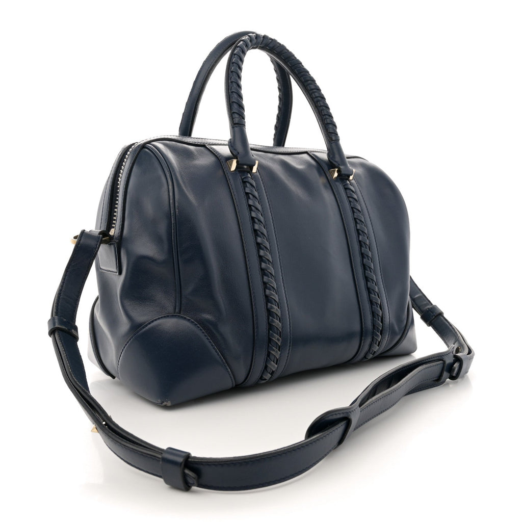 Calfskin Braided Medium Lucrezia Blue