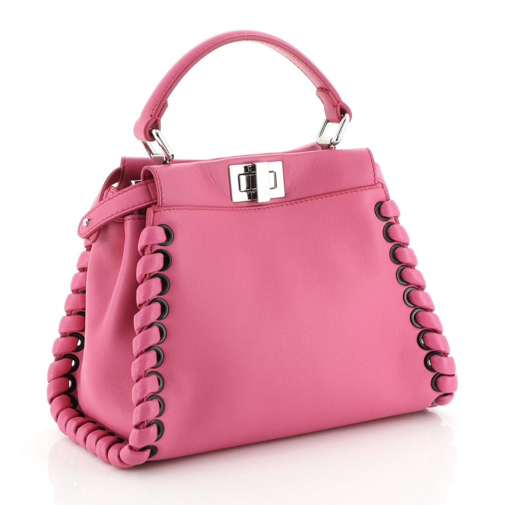 Peekaboo Bag Whipstitch Leather Mini