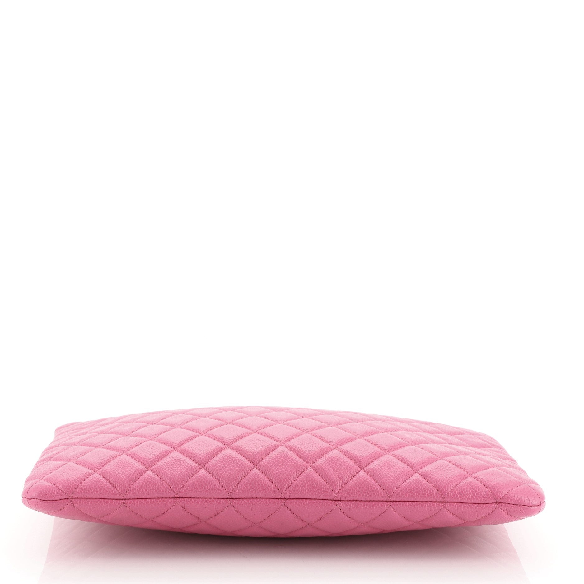 O Case Clutch Quilted Caviar Large