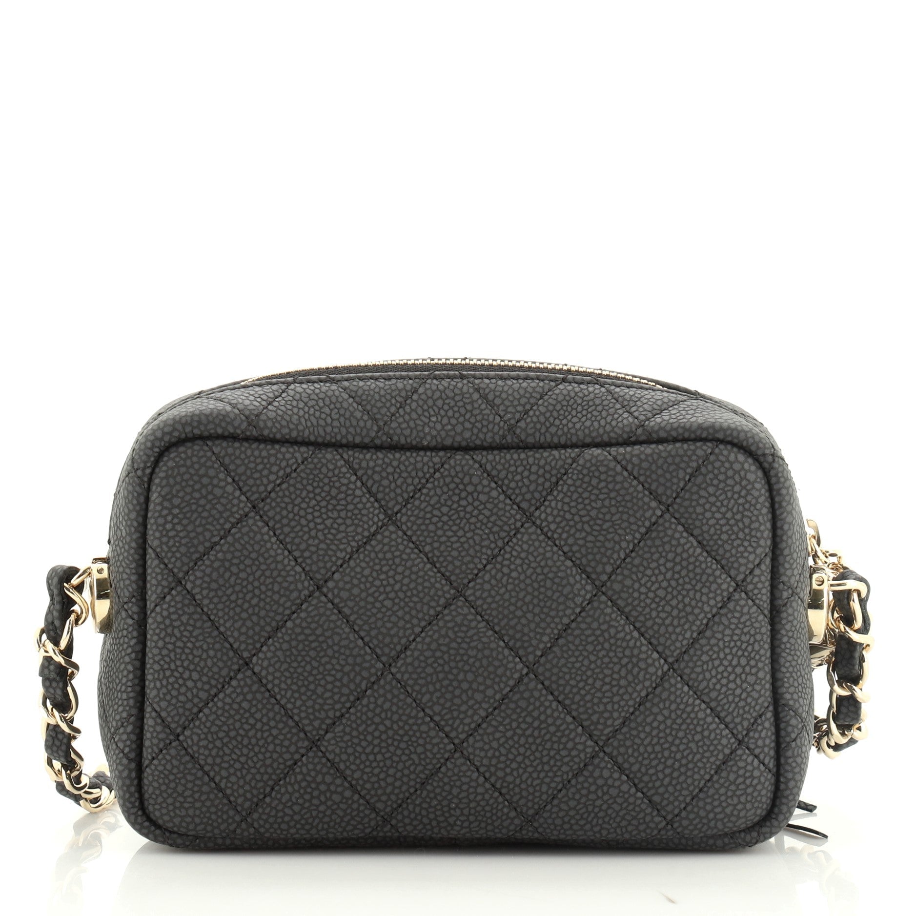 Coco Tassel Camera Case Quilted Caviar Mini