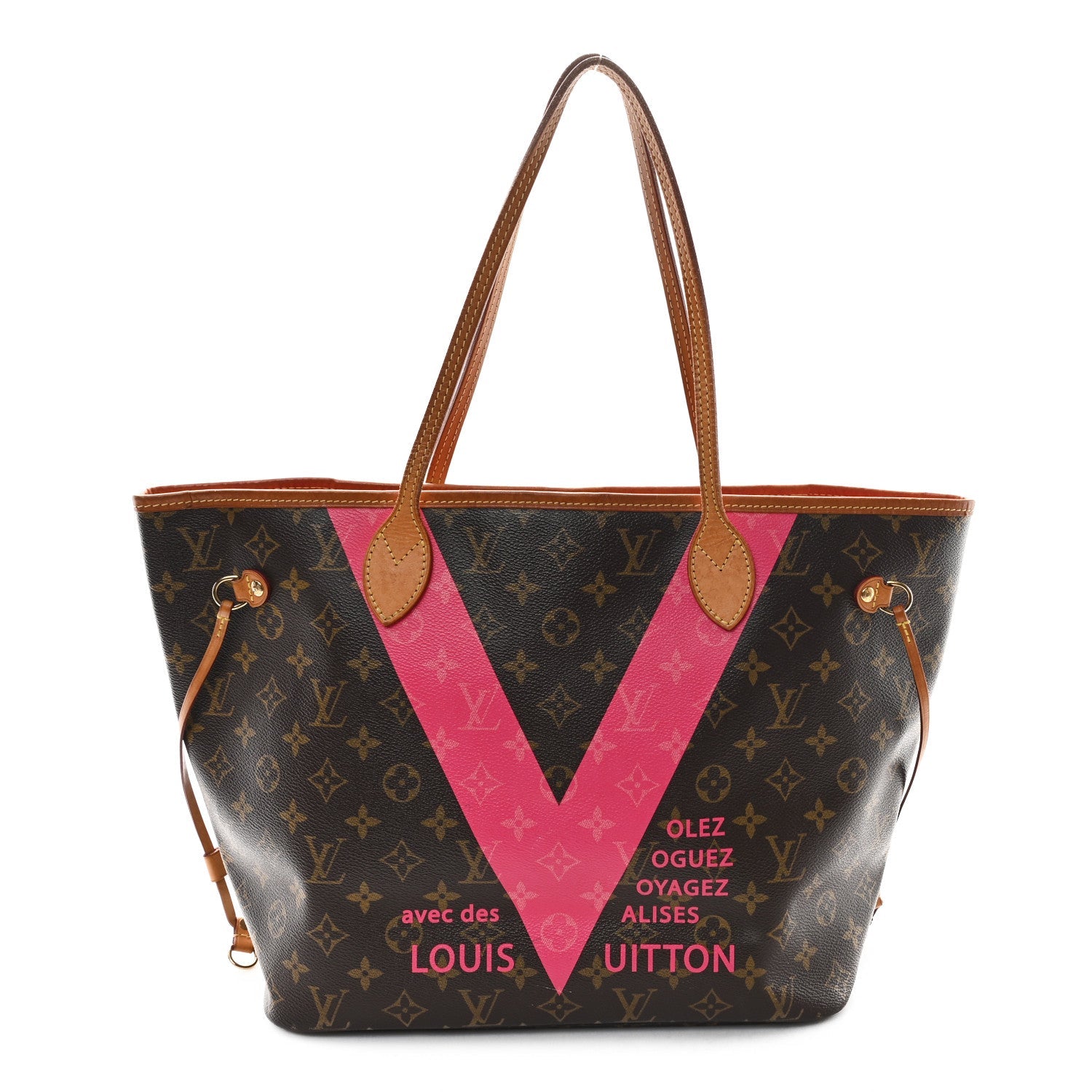 Monogram V Neverfull MM Grenade