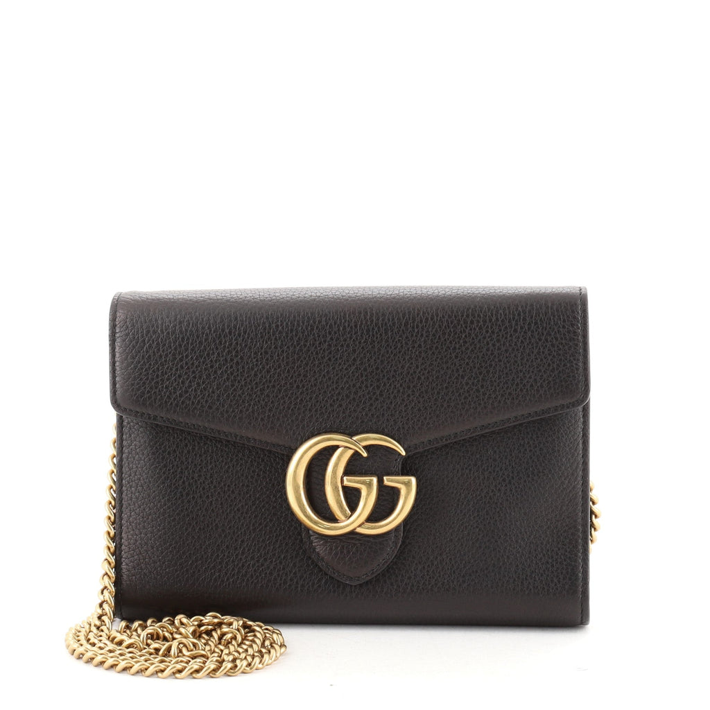 GG Marmont Chain Wallet Leather Mini