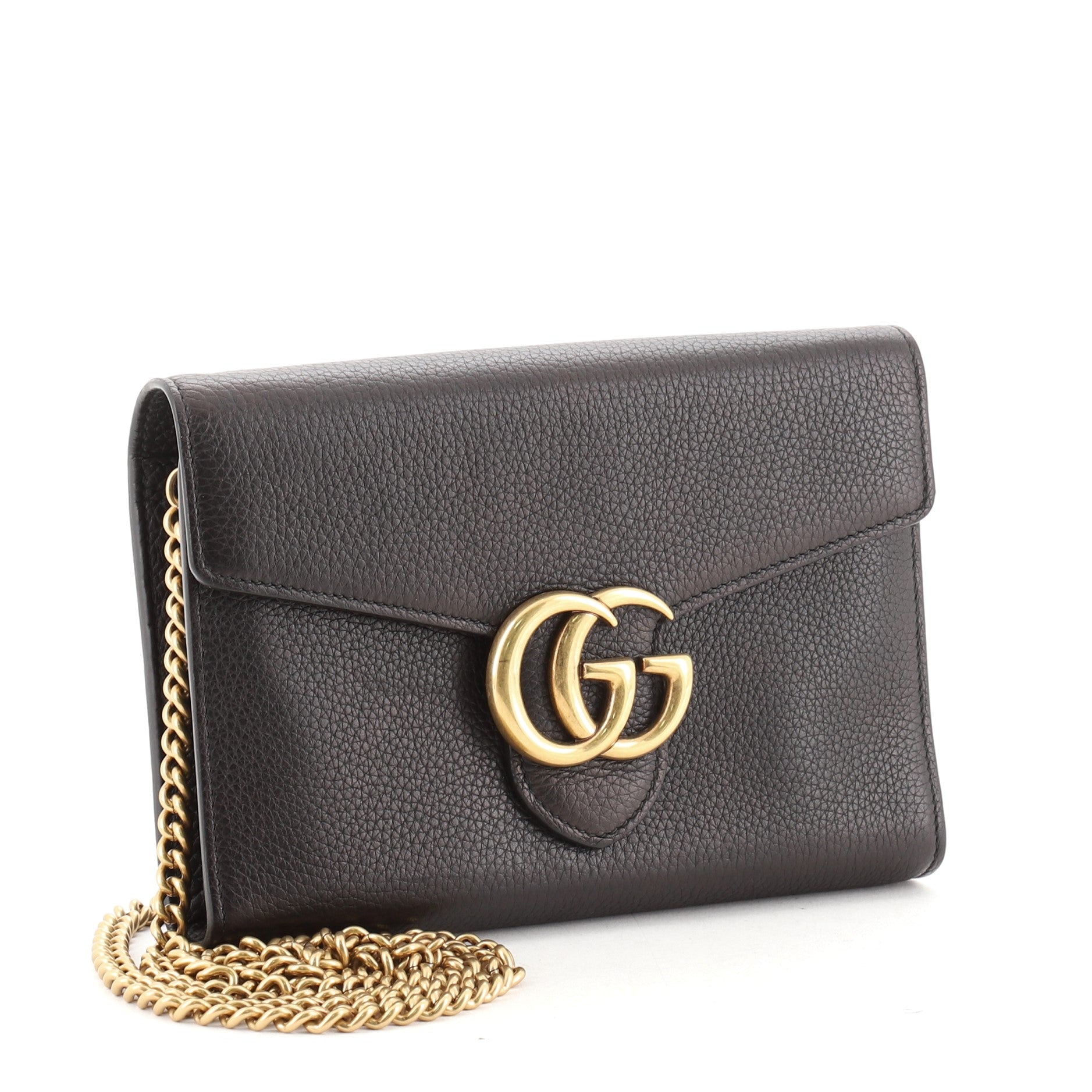 GG Marmont Chain Wallet Leather Mini
