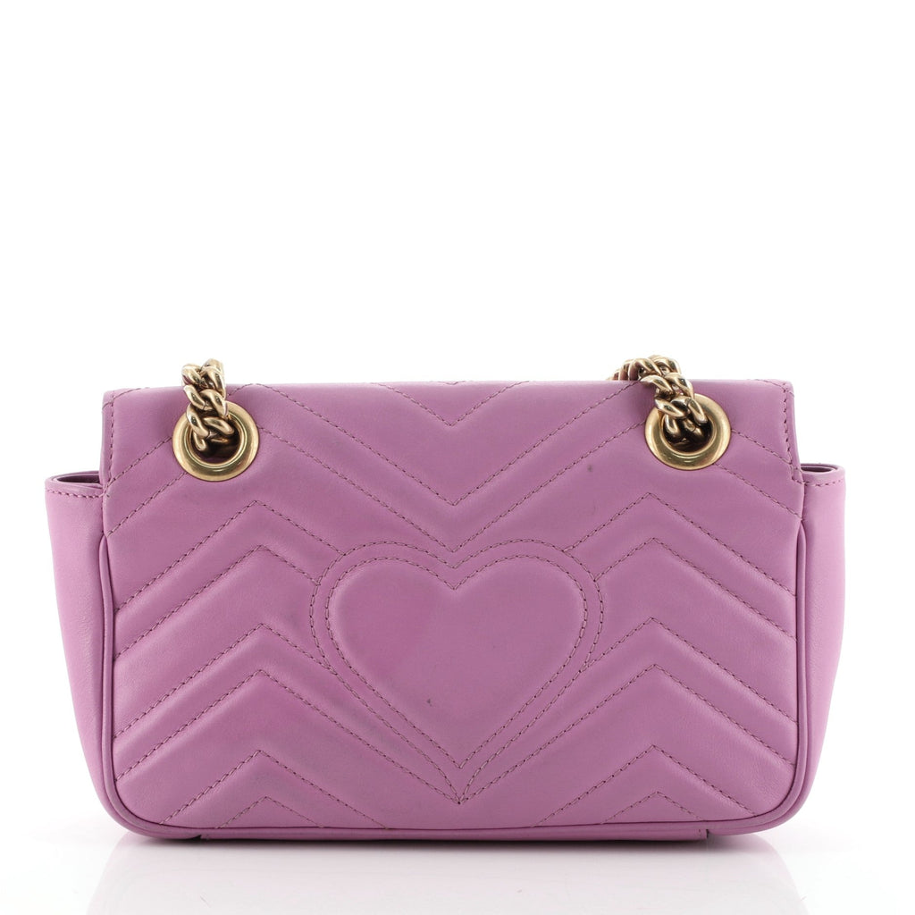 GG Marmont Flap Bag Matelasse Leather Mini