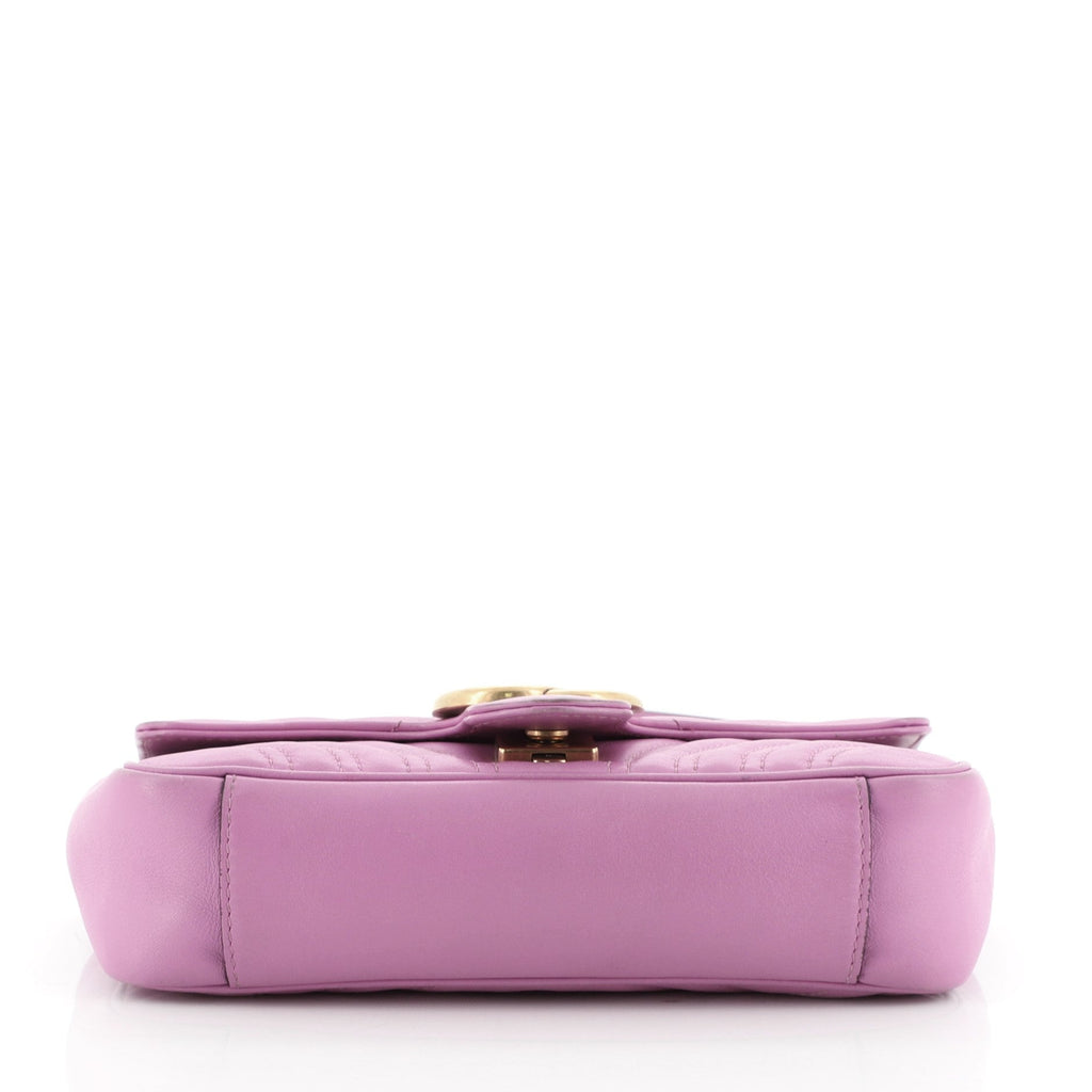 GG Marmont Flap Bag Matelasse Leather Mini
