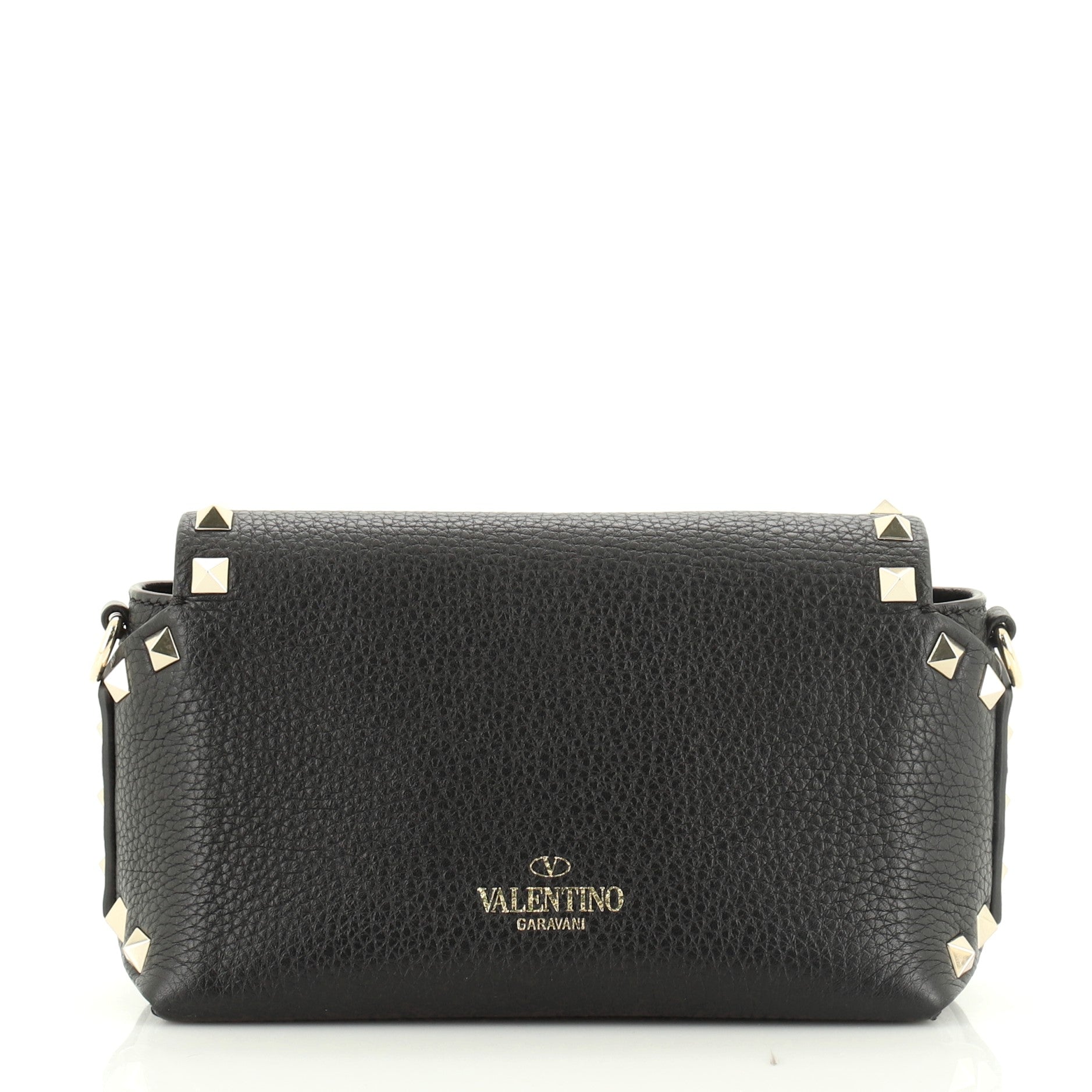 Rockstud Flip Lock Flap Bag Leather Mini