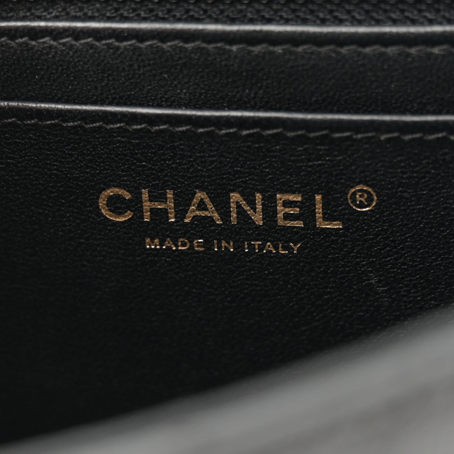 Caviar Quilted Mini Square Flap Black