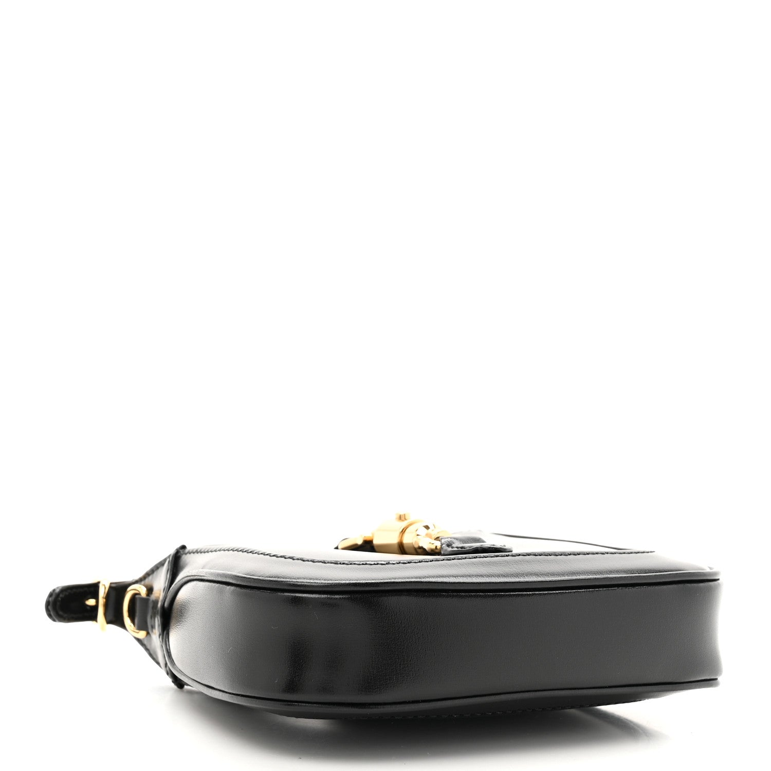 Boarded Dyana Lux Calfskin Super Mini Jackie 1961 Hobo Black