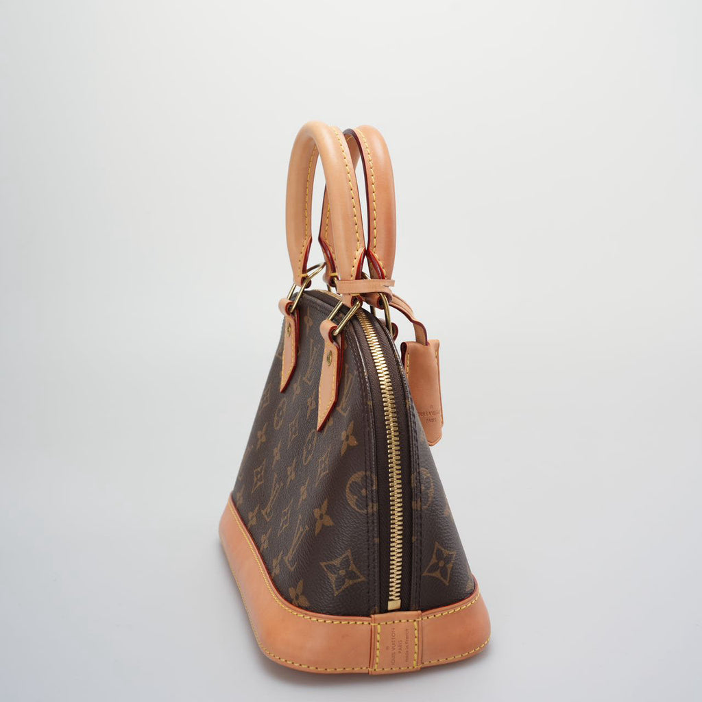 Louis Vuitton Alma BB Monogram Brown Shoulder Bag From 2017