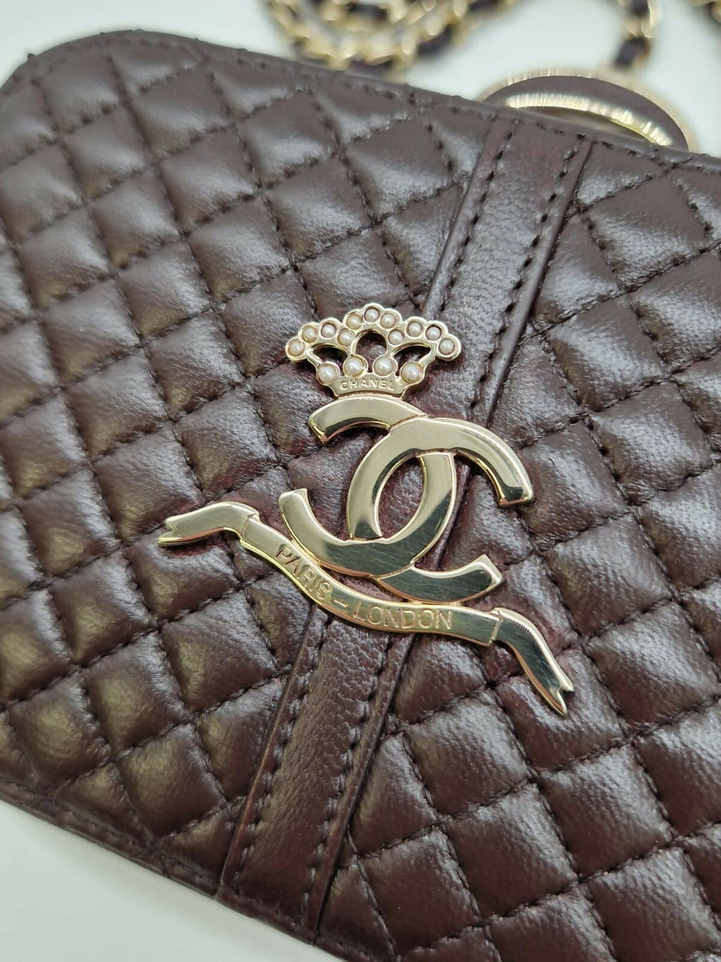 Chanel Vintage 2008 Micro Paris-London Clutch bag