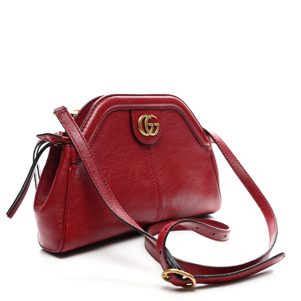 Piuma Lux Calfskin Small Re(Belle) Crossbody Bag Romantic Cerise