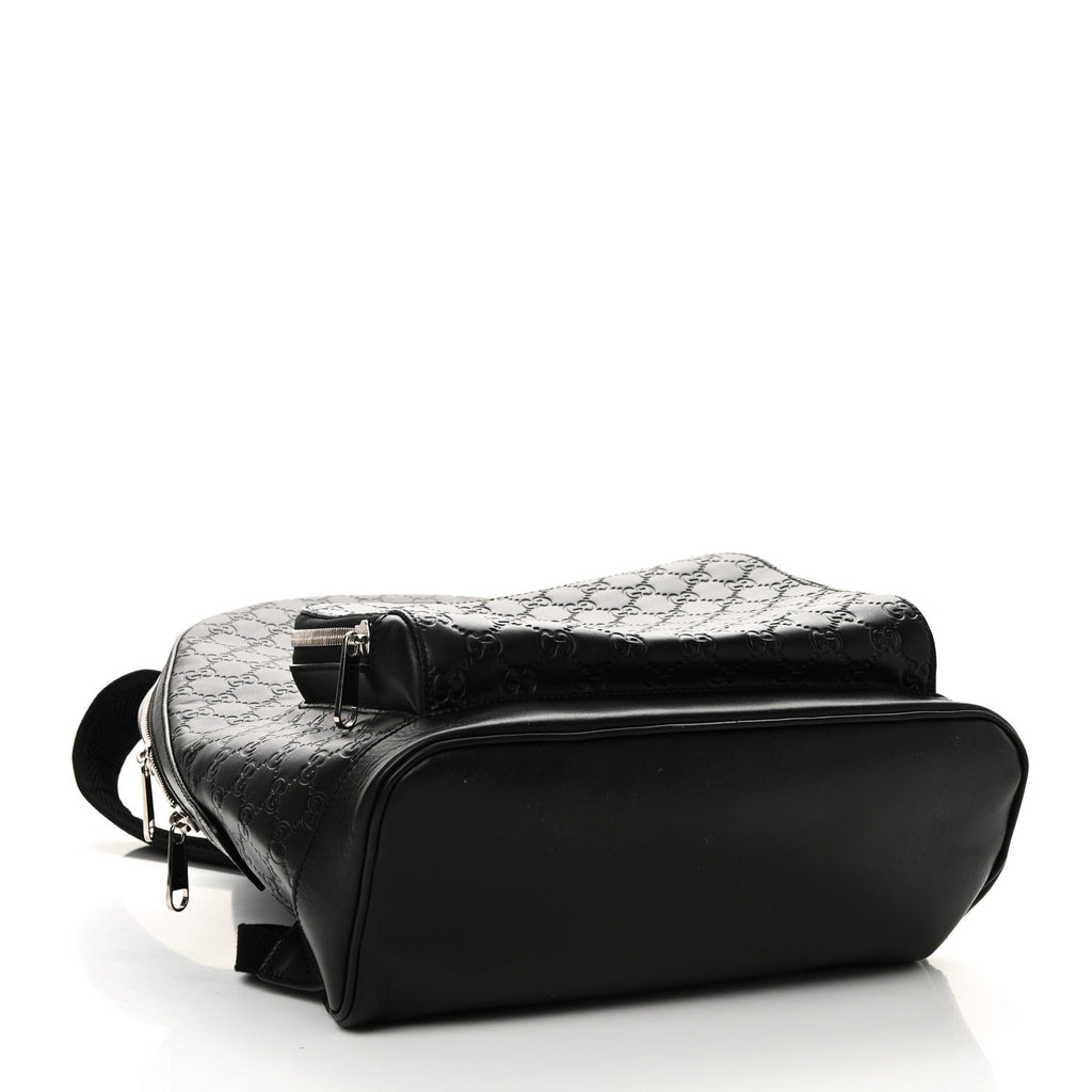 Guccissima Signature Day Backpack Black
