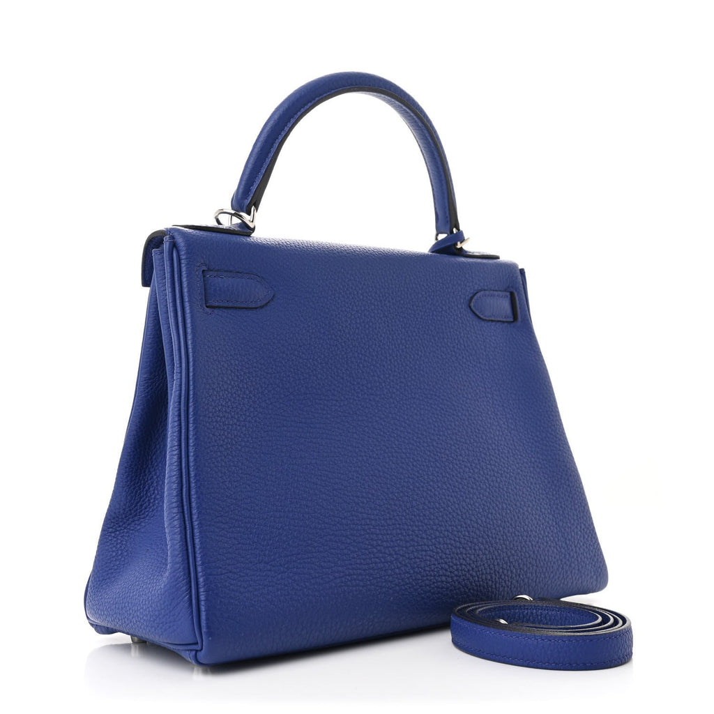 Togo Kelly Retourne 28 Bleu Electrique