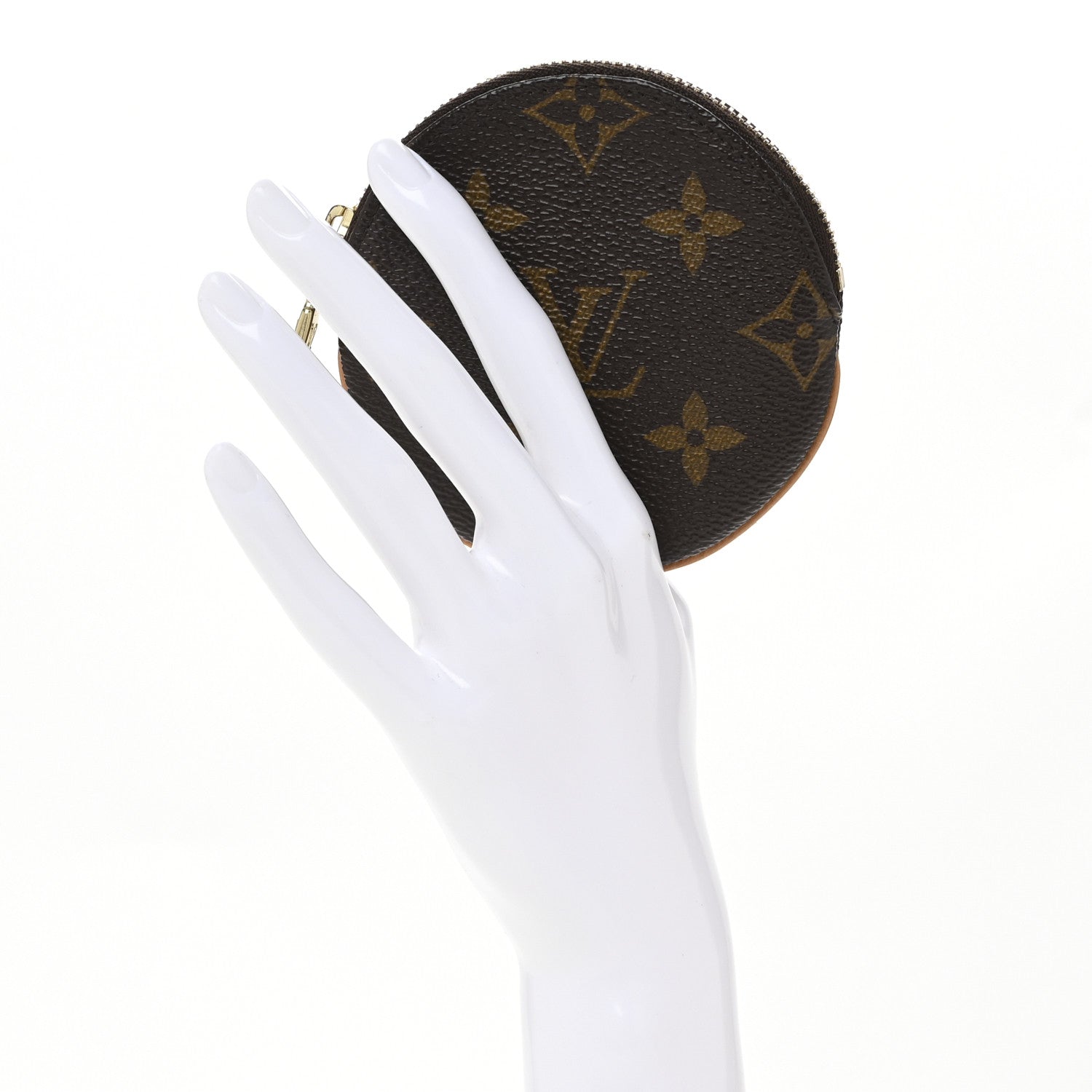 Monogram Round Coin Purse