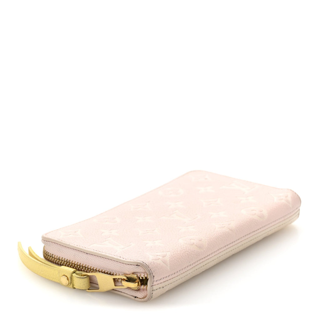 Empreinte Monogram Spring in the City Zippy Wallet Pink Beige Yellow
