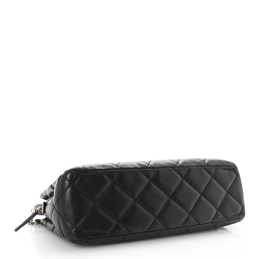 Calfskin Quilted In The Business Tote Black