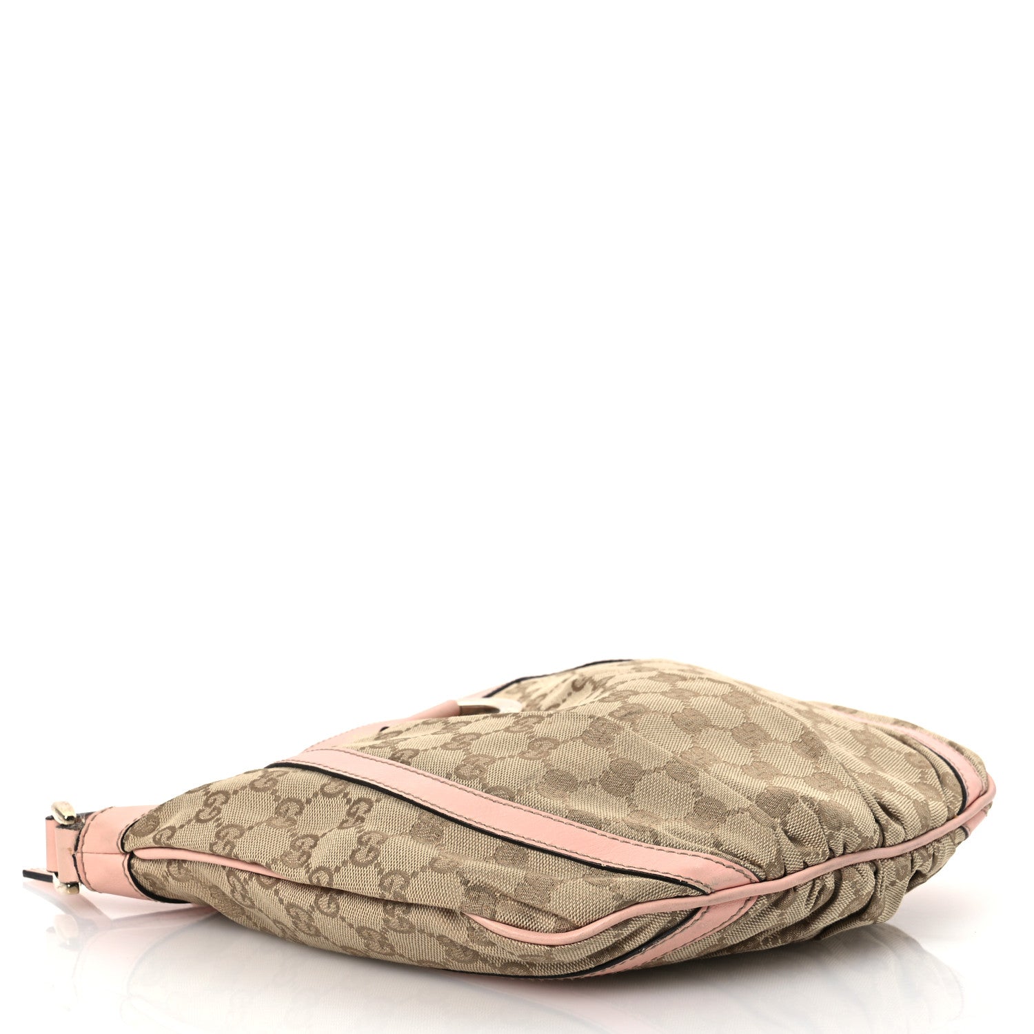 Monogram Small D Gold Ring Messenger Pink and Beige