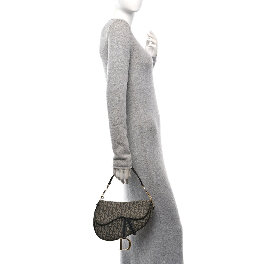 Monogram Saddle Bag Blue