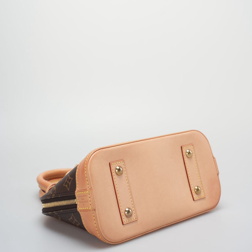 Louis Vuitton Alma BB Monogram Brown Shoulder Bag From 2017