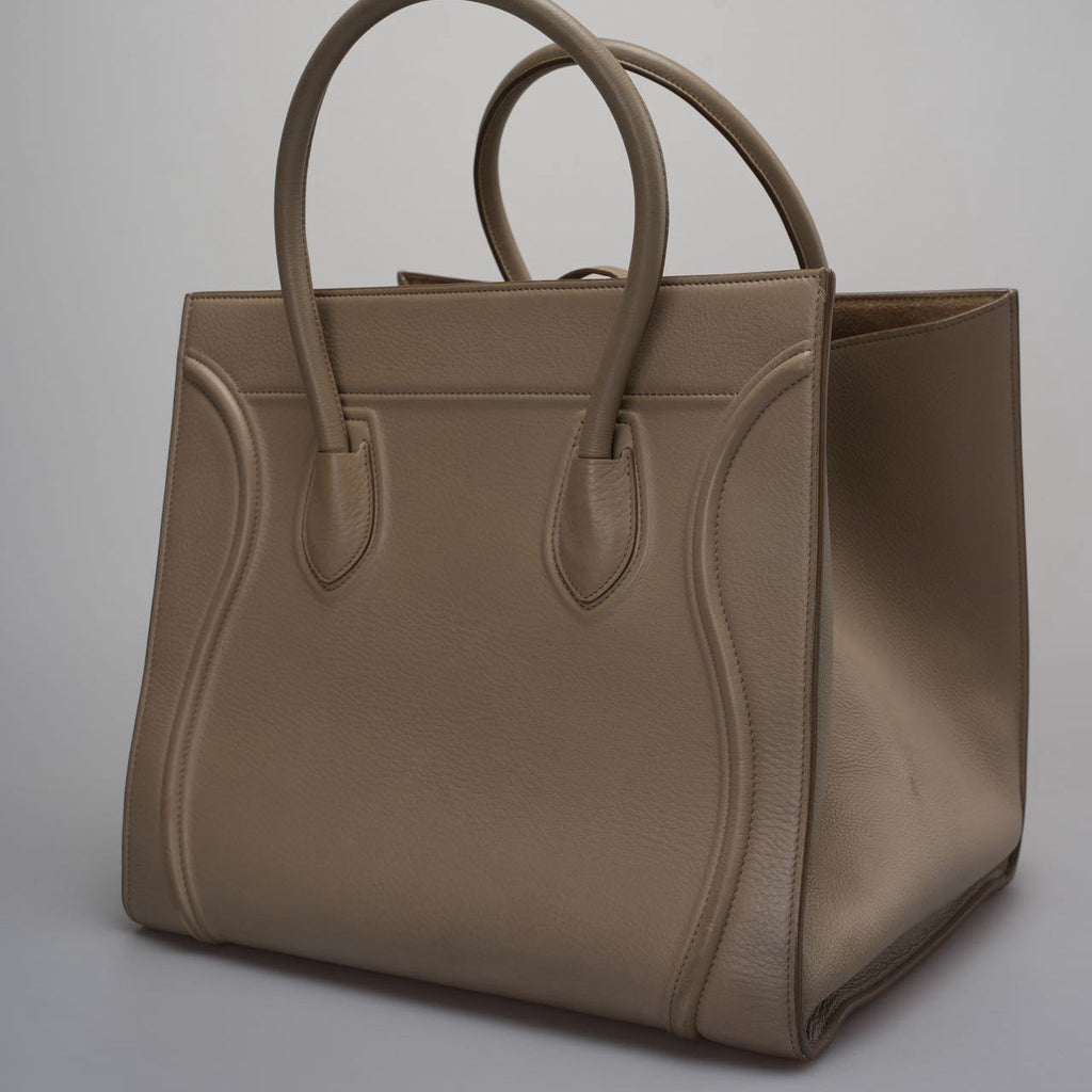 Celine Gray Luggage Tote Bag